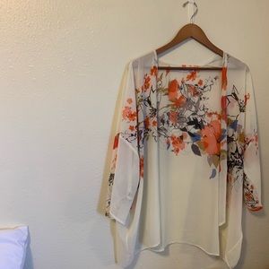 Boho Floral kimono